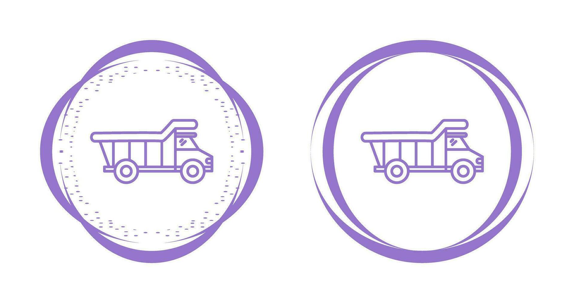 Dump Truck Vector Icon
