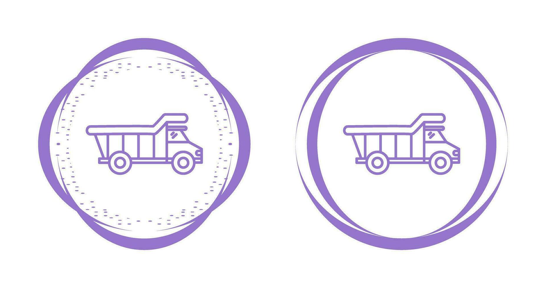 Dump Truck Vector Icon