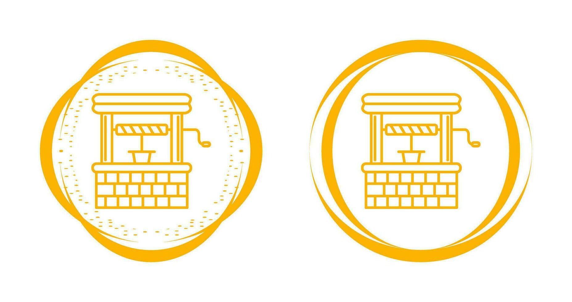 Water Well Vector Icon