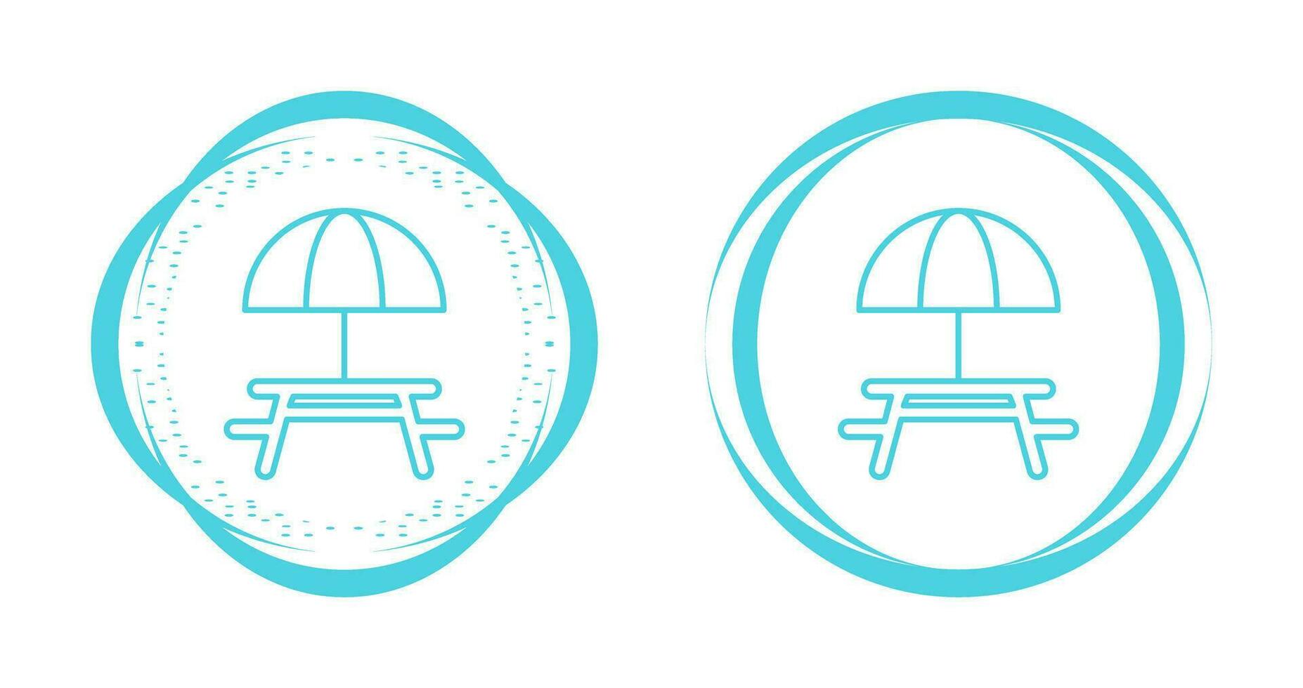 Camping Table Vector Icon