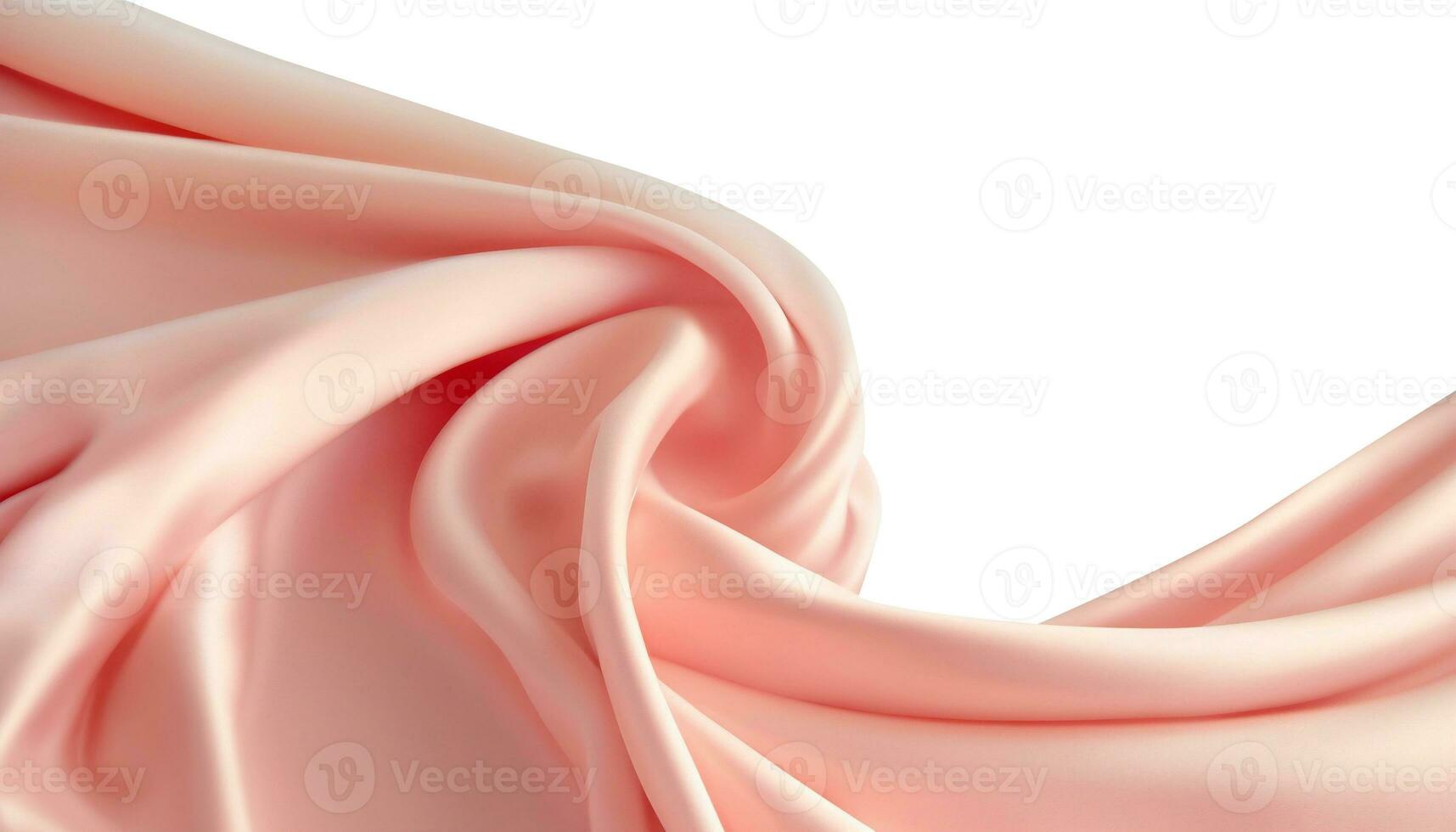 Smooth elegant pink silk or satin texture isolated. photo