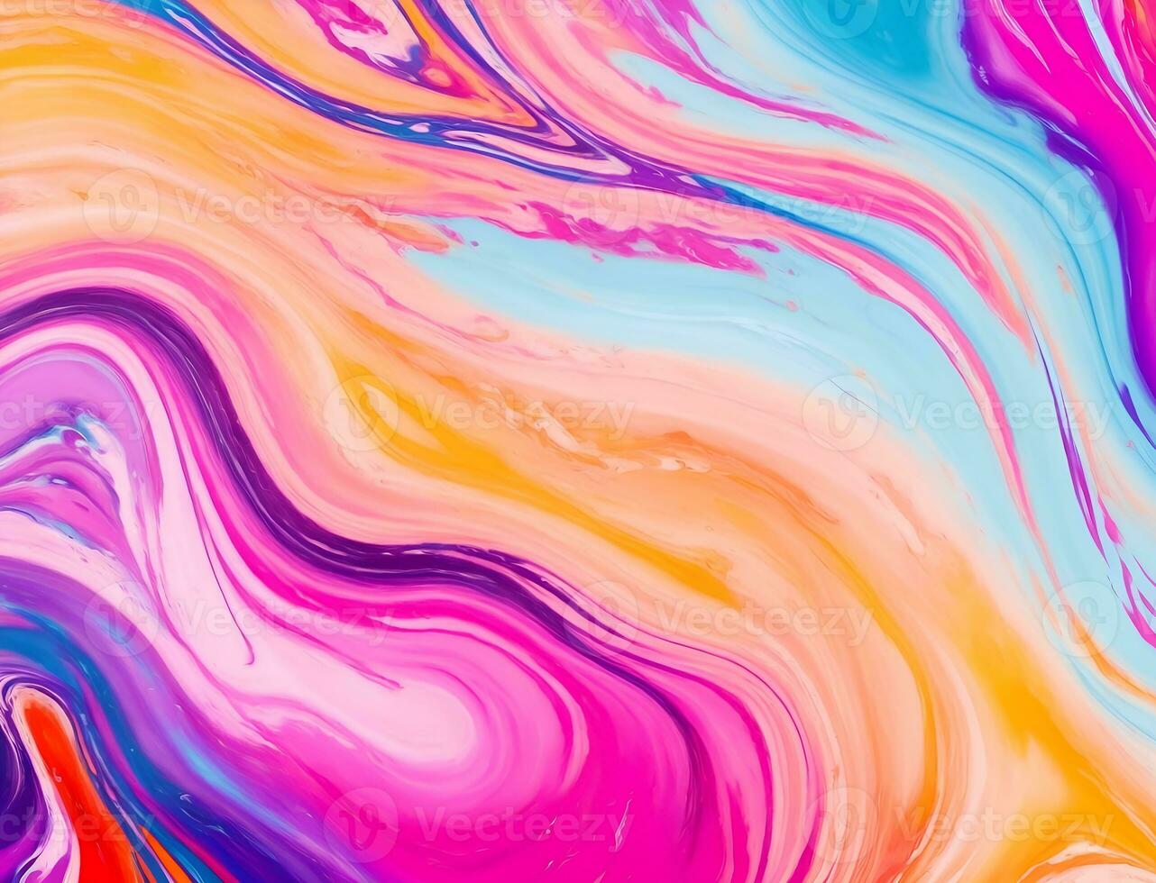 Abstract bright acrylic painted background. Oil paint art texture. Color vivid pattern of creative ink painting. photo