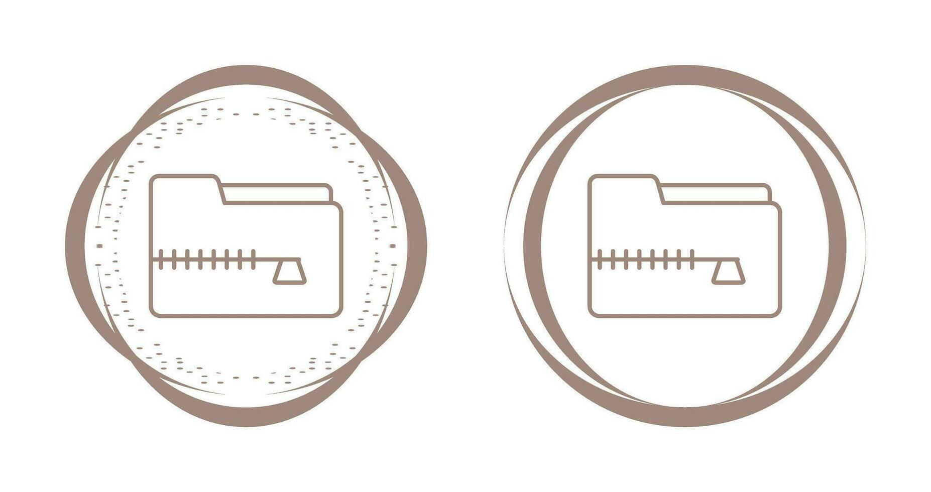 Zip File Vector Icon