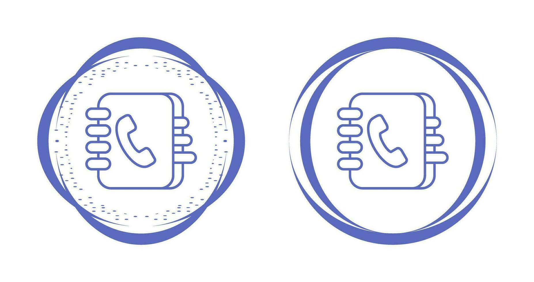 Contact Book Vector Icon