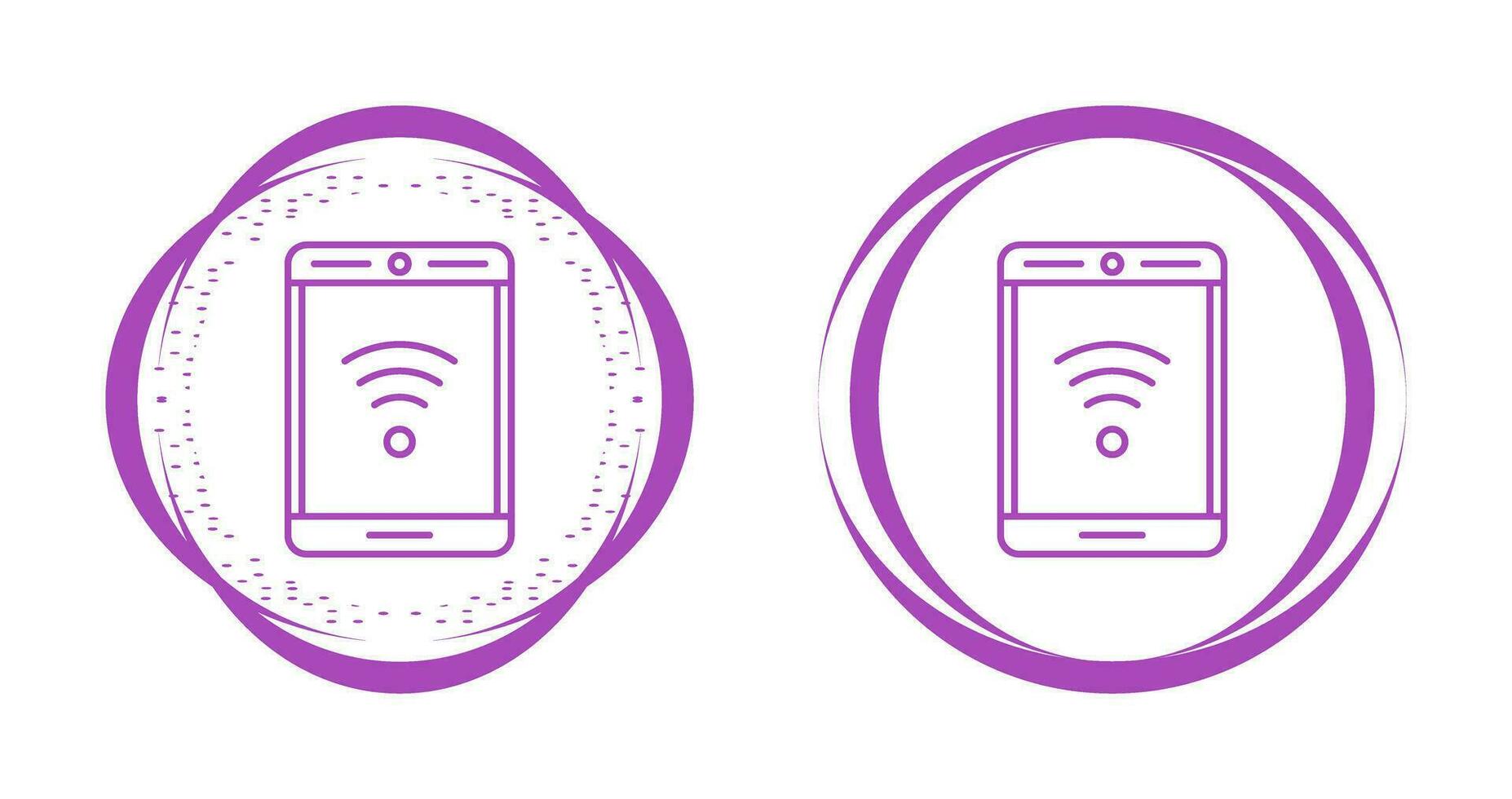 Phone With Signal Vector Icon
