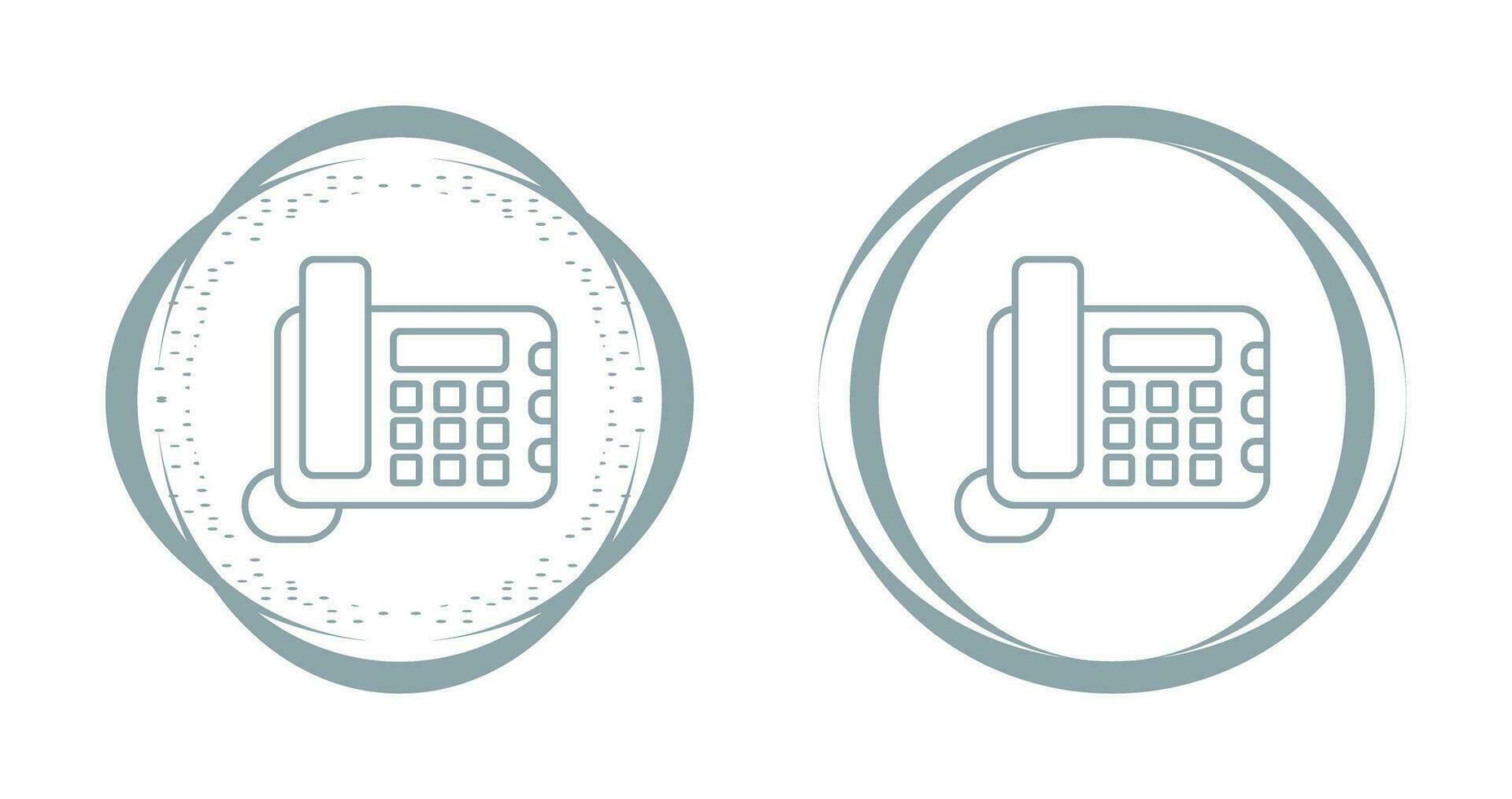 Land Line Phone Vector Icon