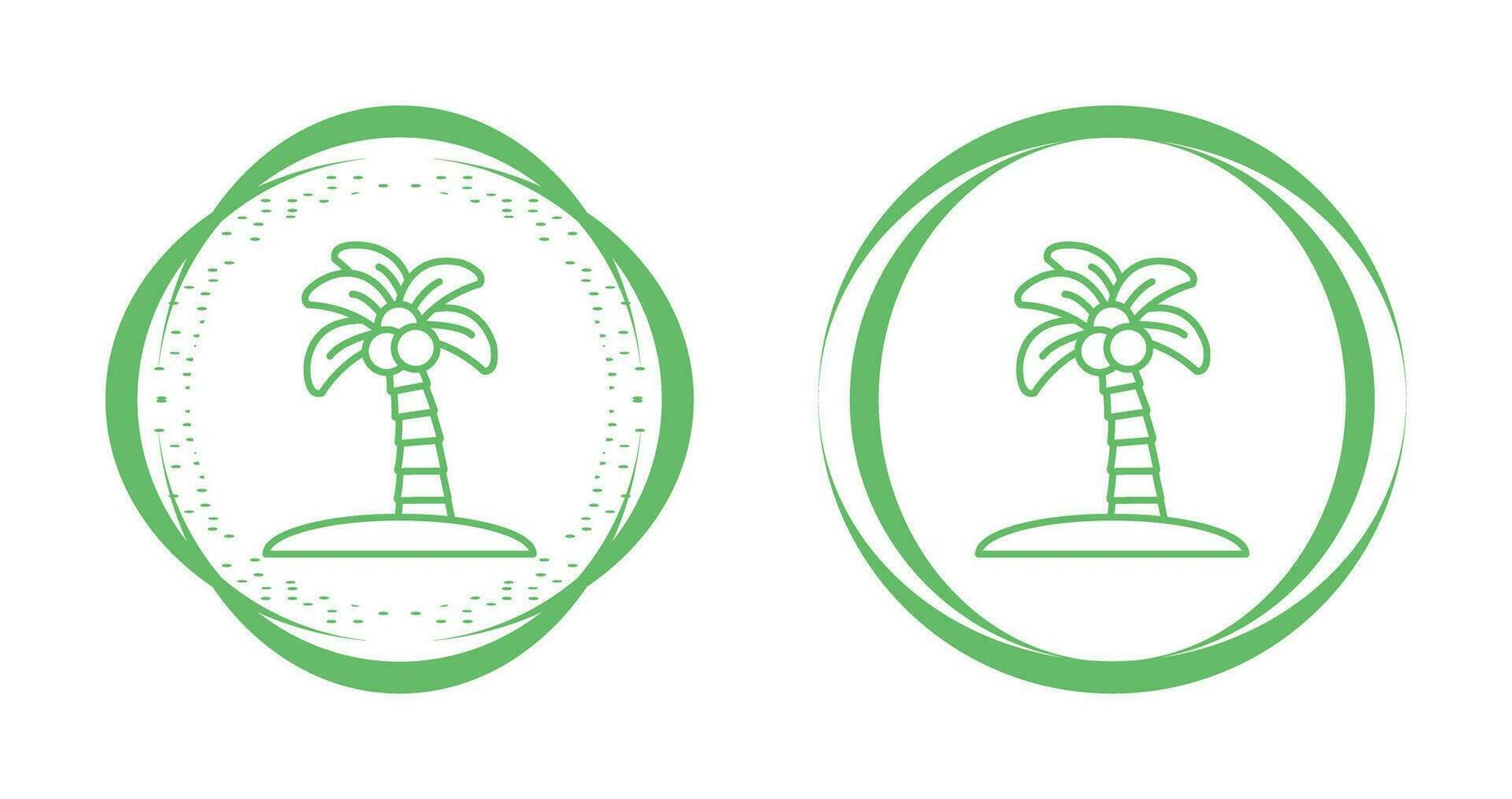 icono de vector de árbol de Palma