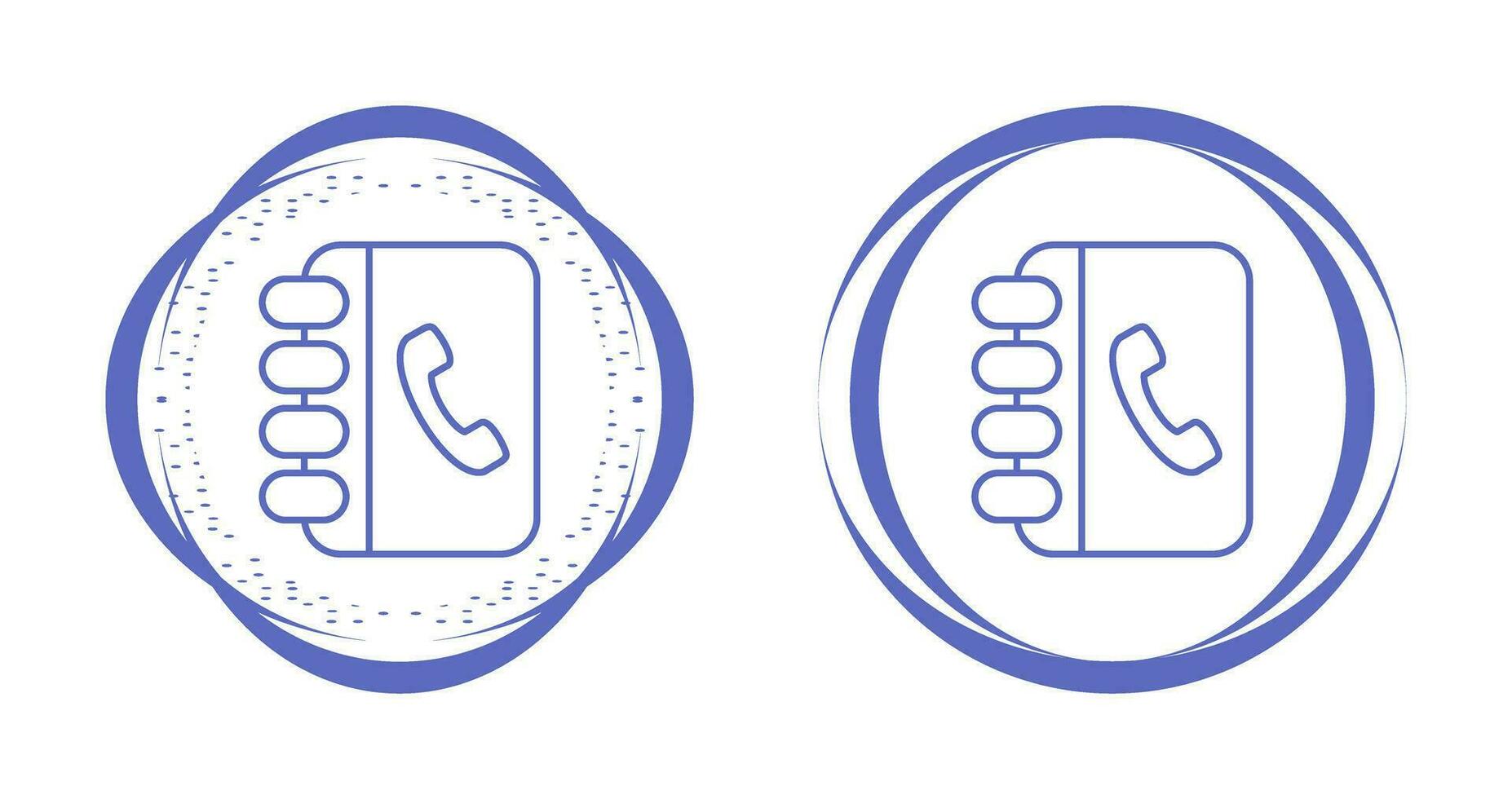 Contact Book Vector Icon