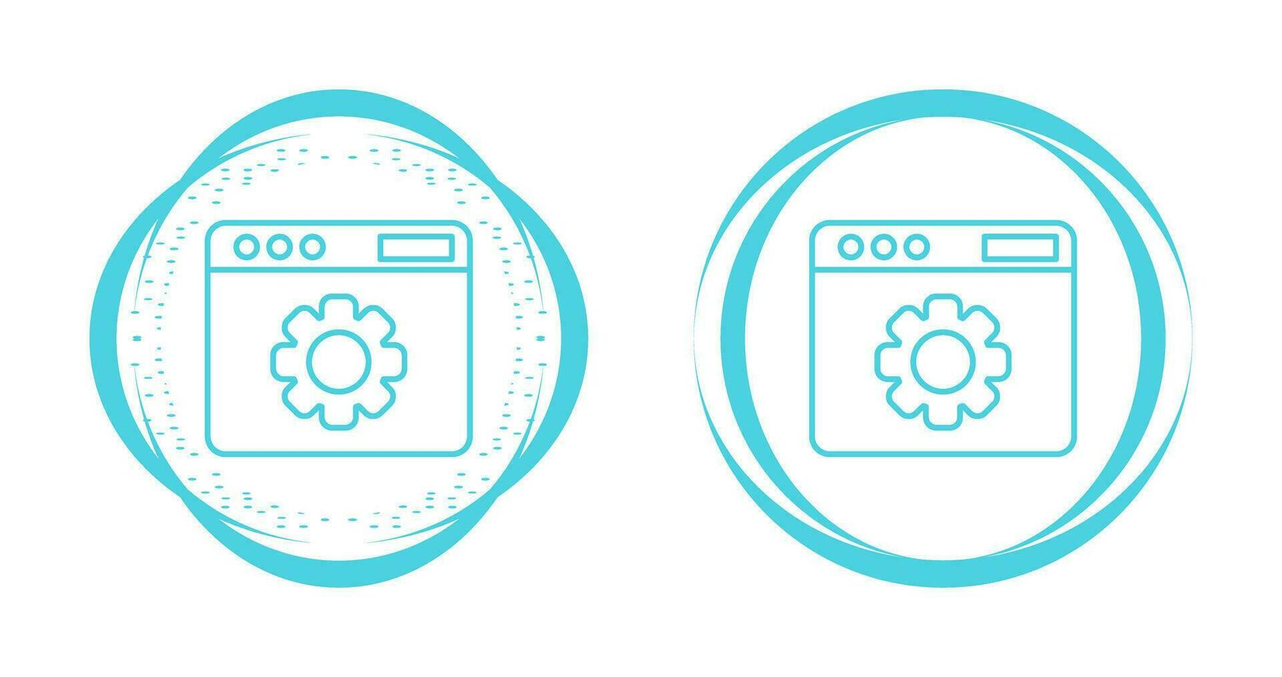 Web Settings Vector Icon