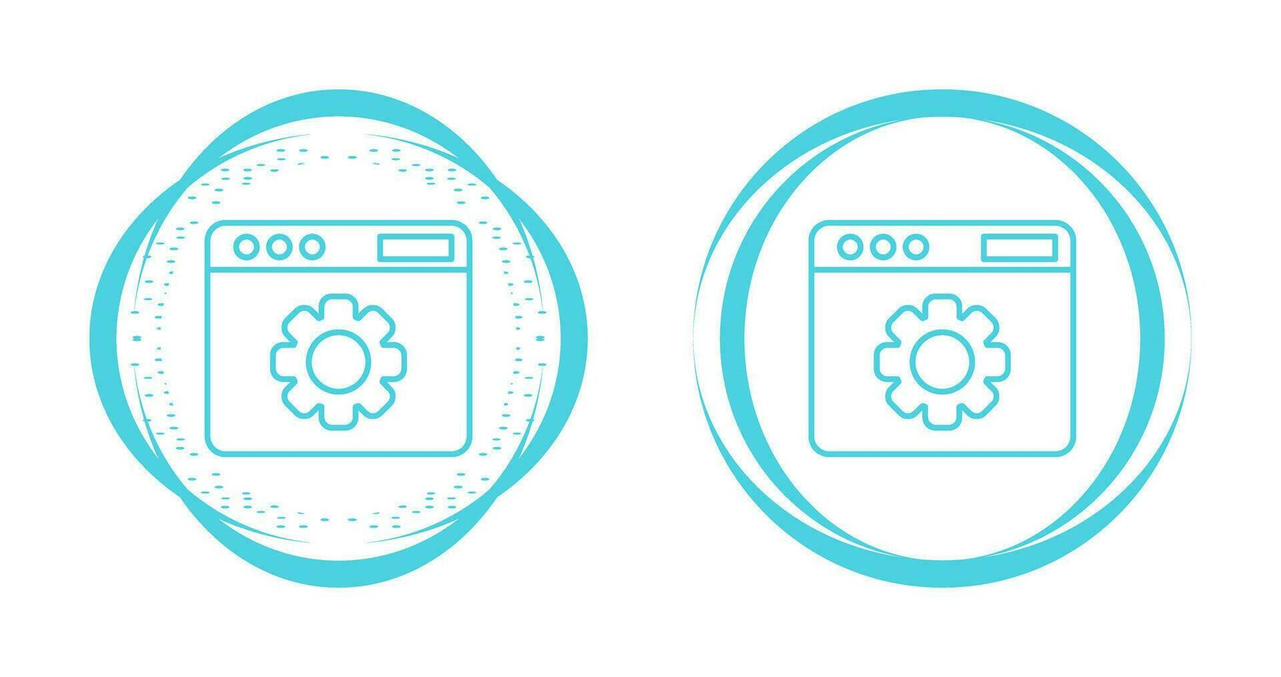 Web Settings Vector Icon