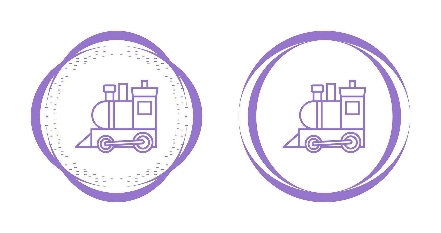 Toy Train Vector Icon