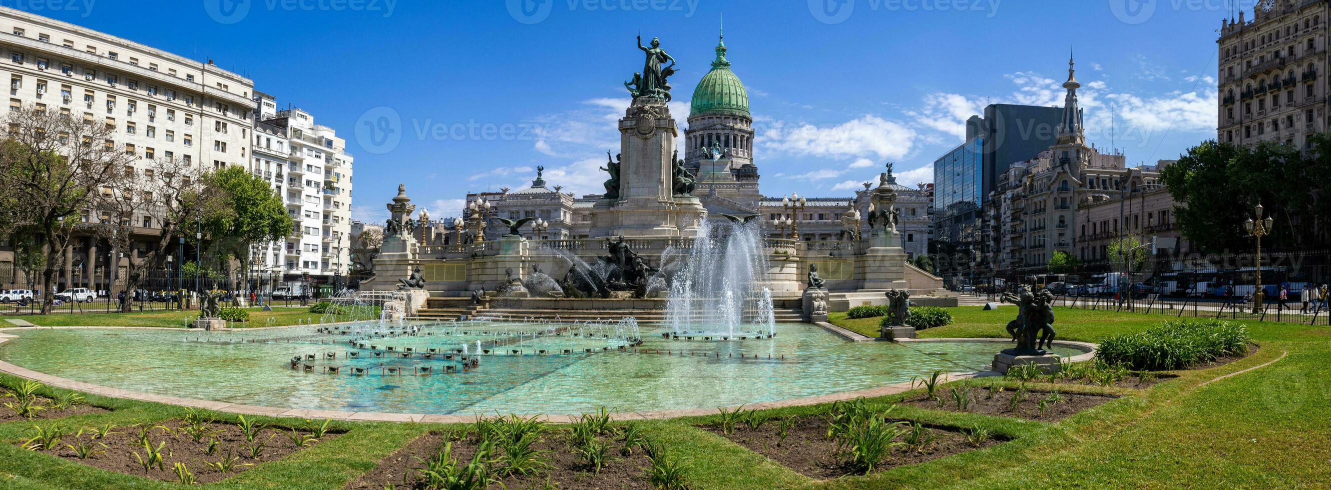 Buenos Aires, National Congress palace building in historic city center photo