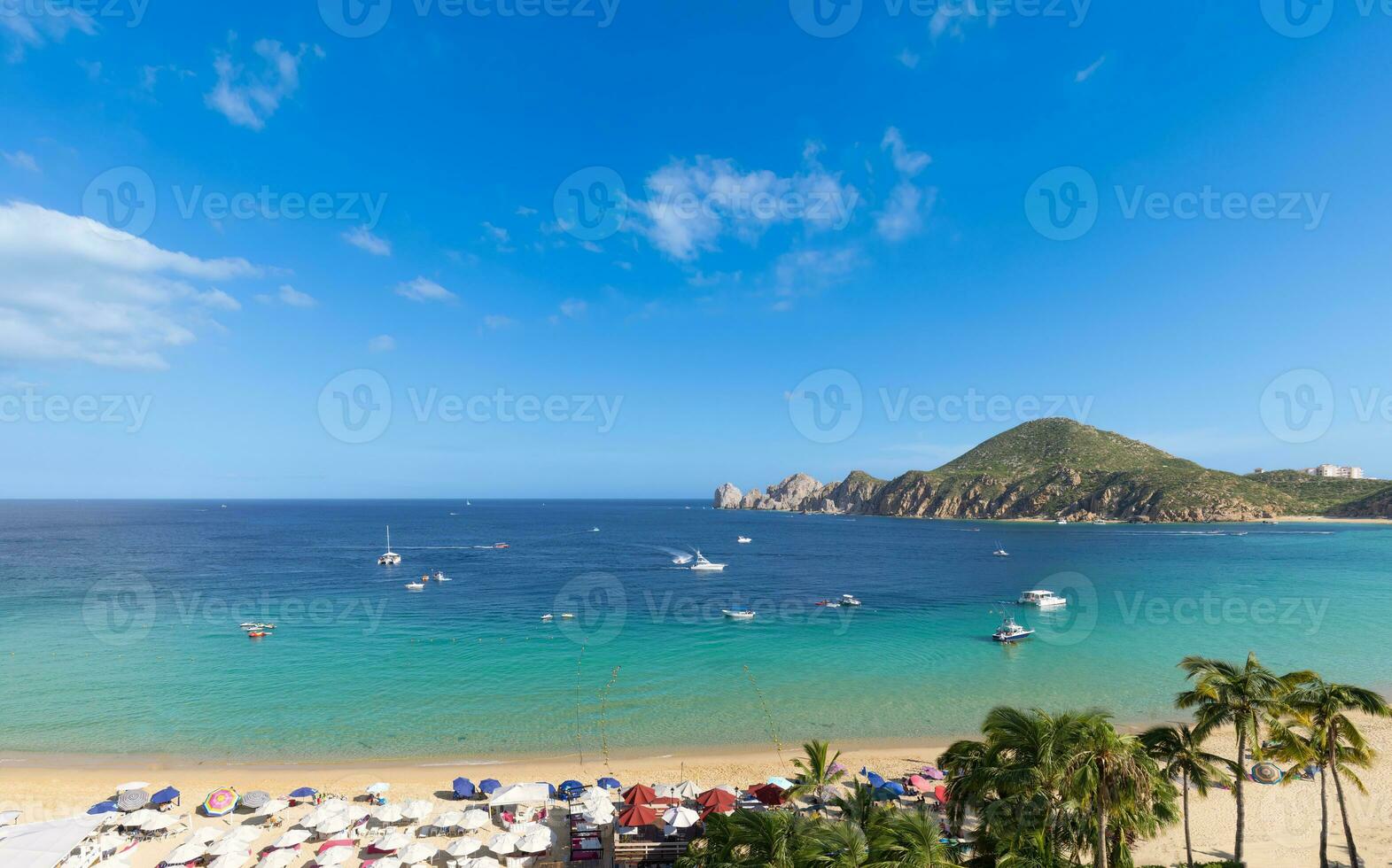 playas escénicas, playas y hoteles de cabo san lucas, los cabos, in hotel zone, zona hotelera foto