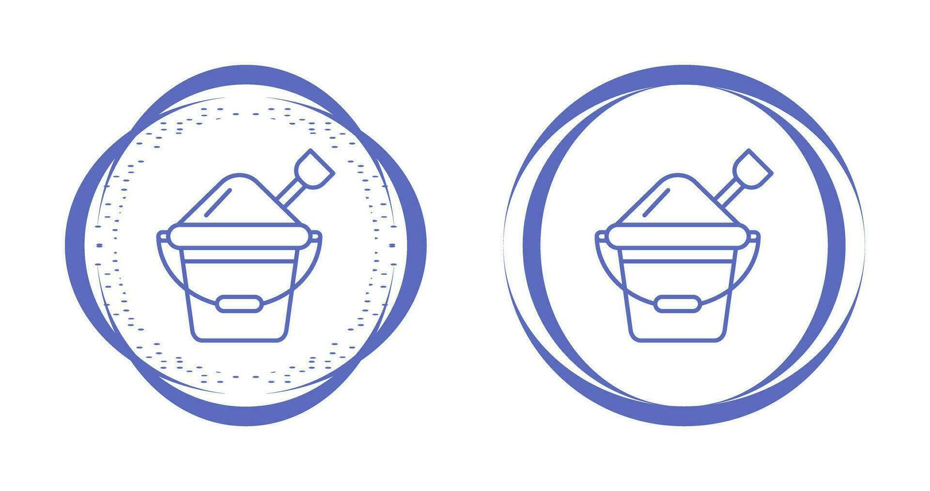 Sand Bucket Vector Icon