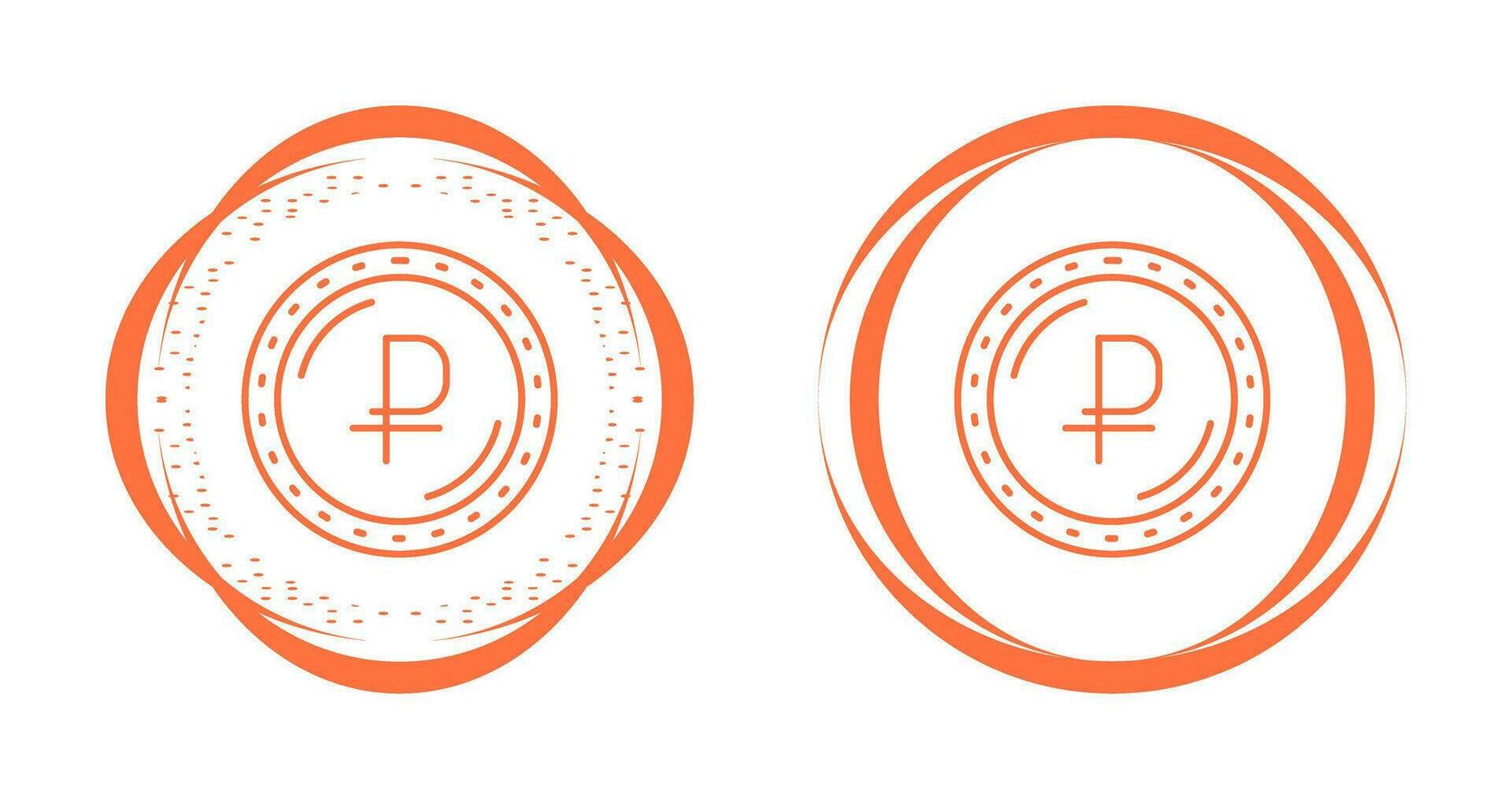Ruble Currency Vector Icon
