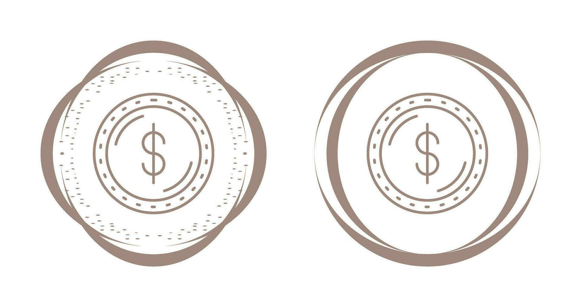 icono de vector de moneda de dólar