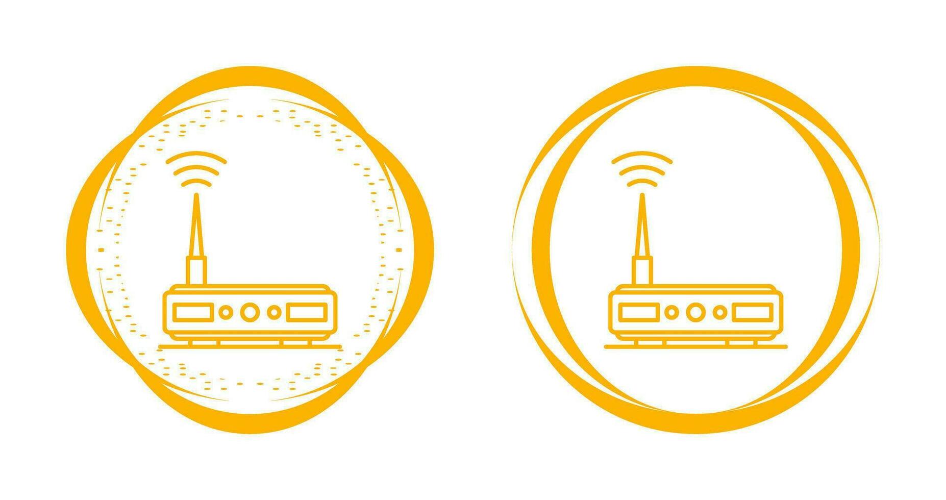 icono de vector de enrutador wifi