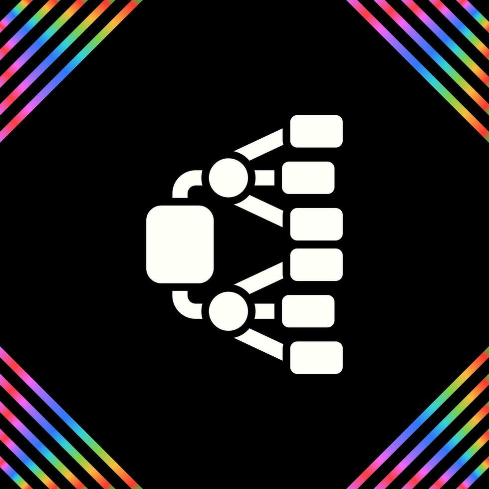 Network Diagram Vector Icon