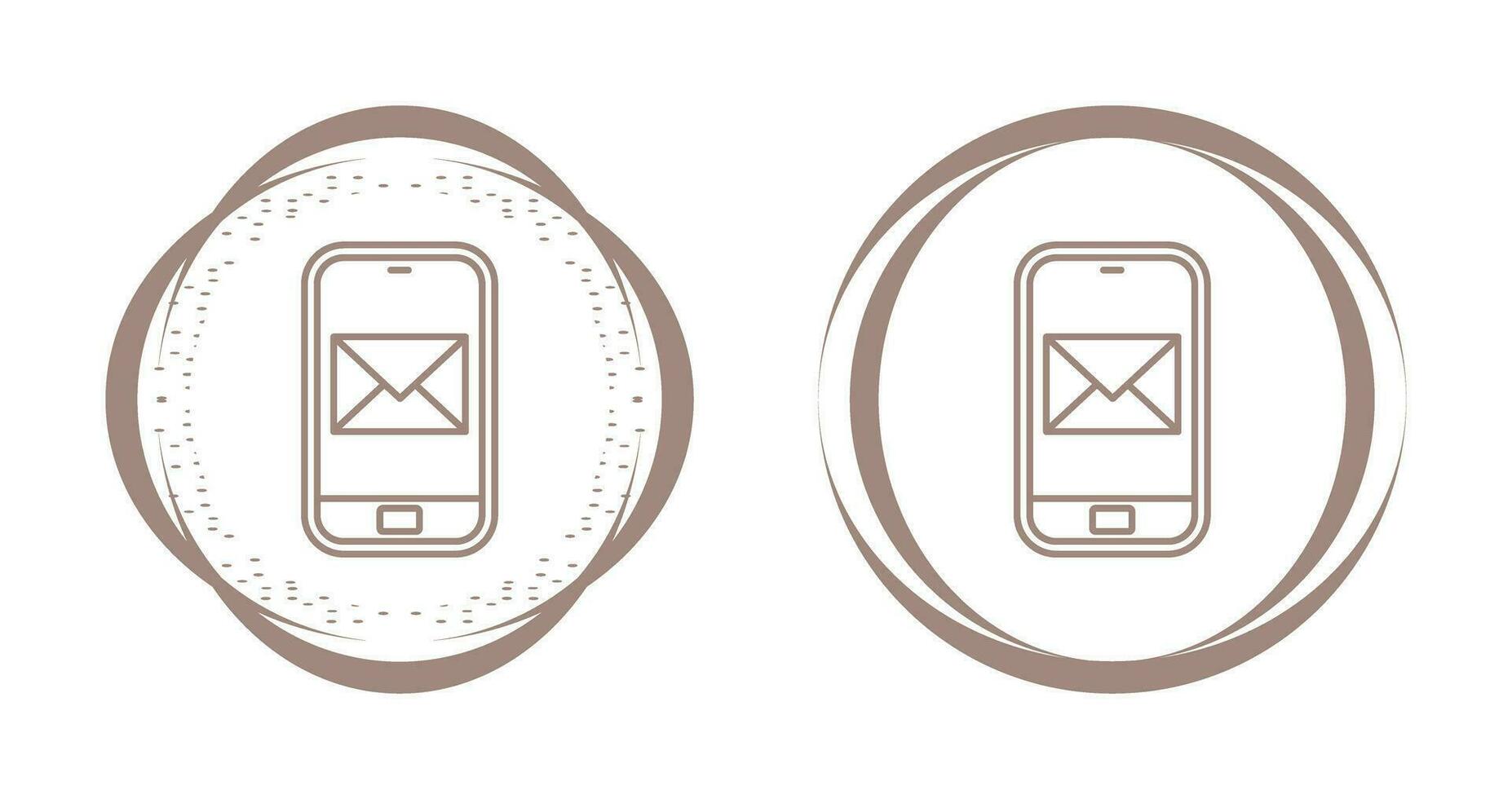 Smartphone mail Vector Icon