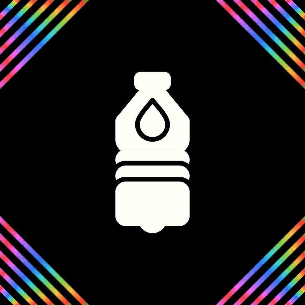 icono de vector de botella de agua