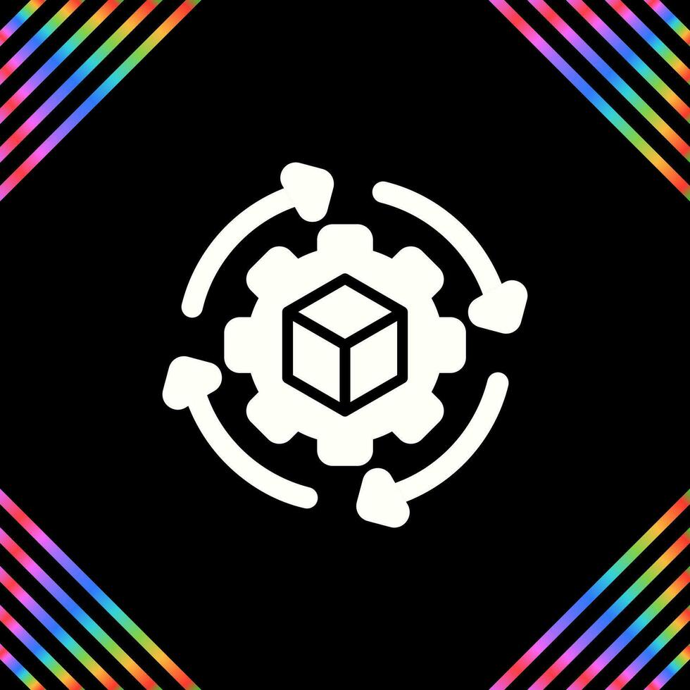 Supply Chain Analytics Vector Icon