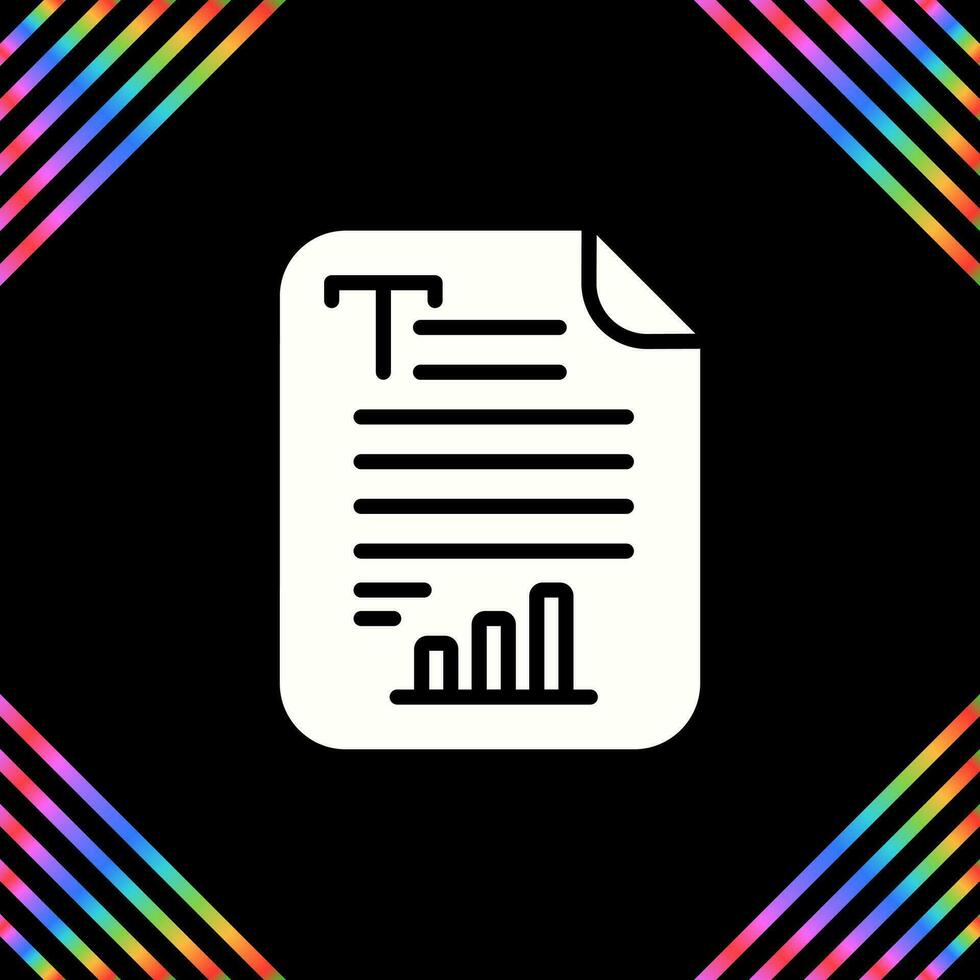 Text Analytics Vector Icon