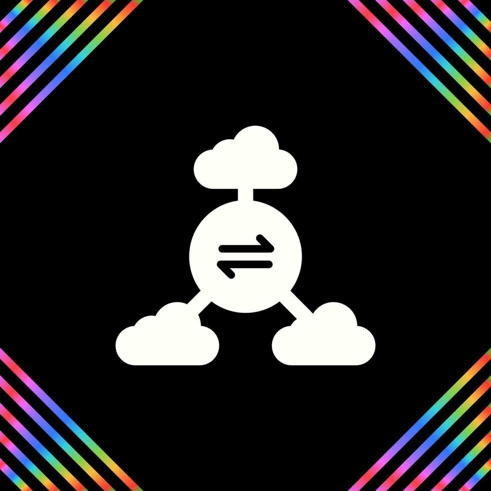 Multi-Cloud Vector Icon
