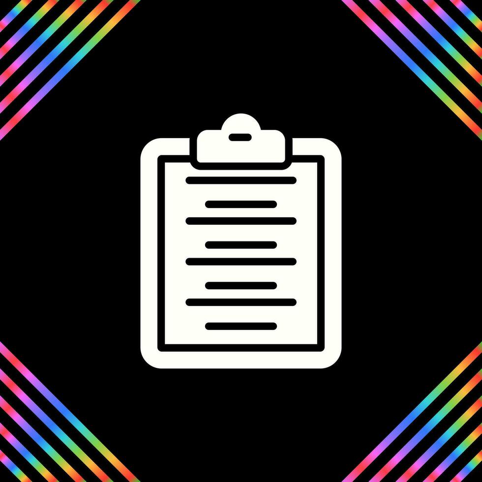 Writing Pad Vector Icon