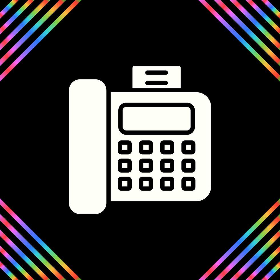 Fax Machine Vector Icon