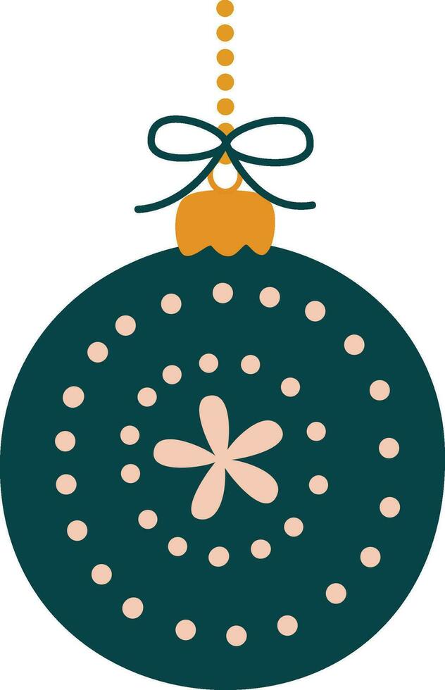 Christmas toy for decorating tree. vector