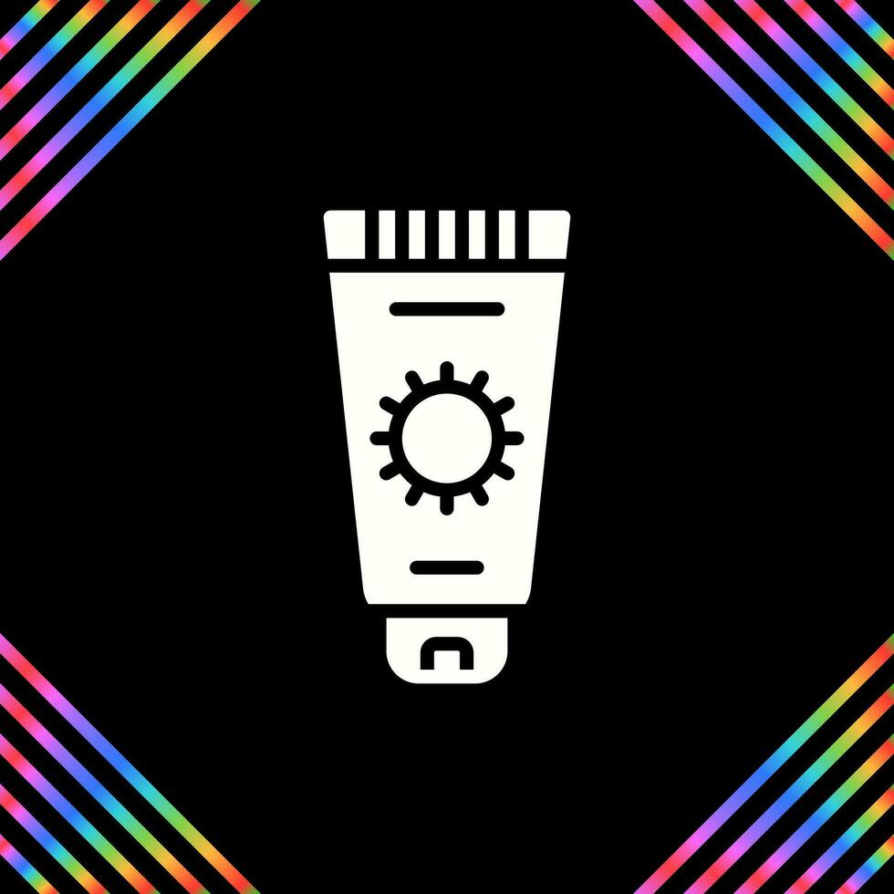 Sunscreen Vector Icon