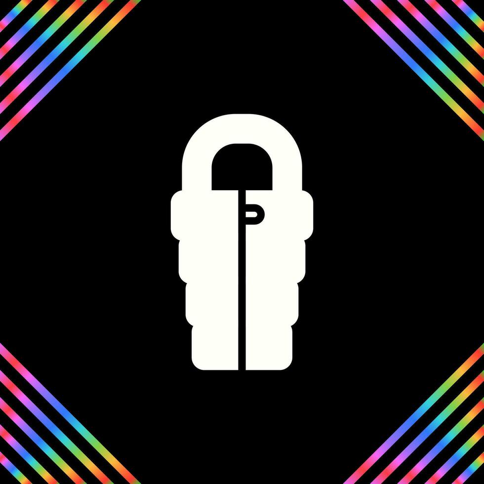 Sleeping bag Vector Icon