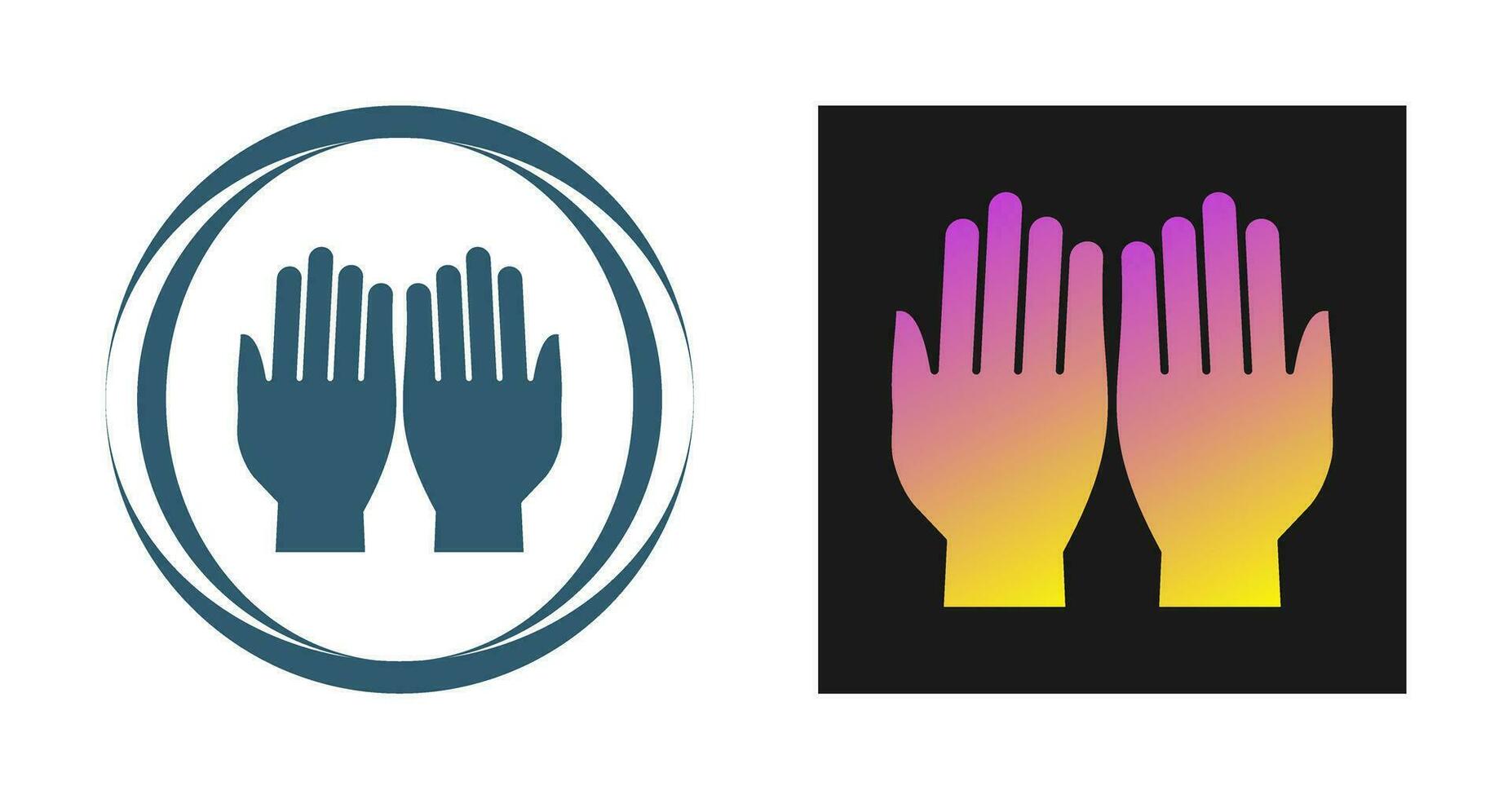 Praying Hands Vector Icon