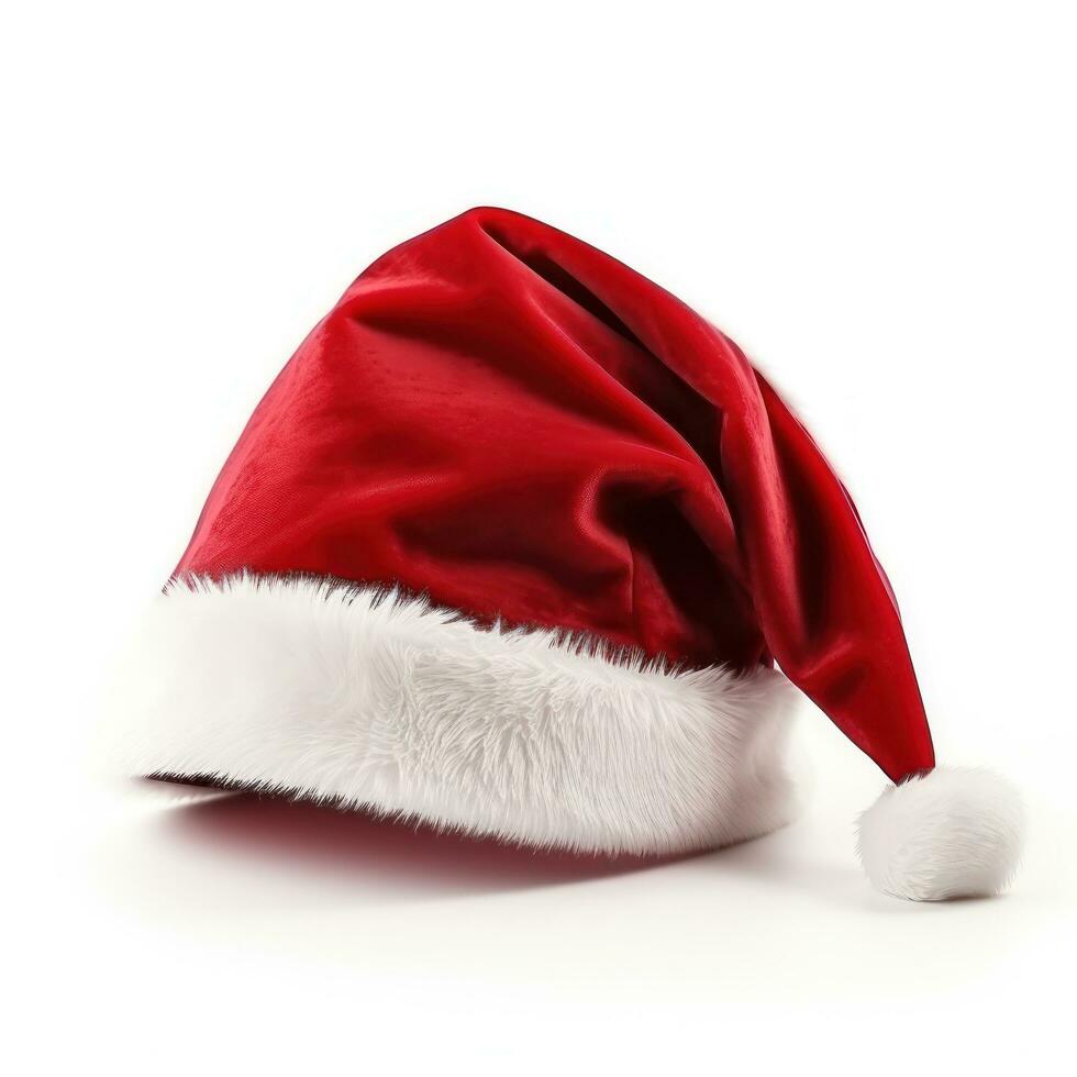 Santa Claus hat isolated photo