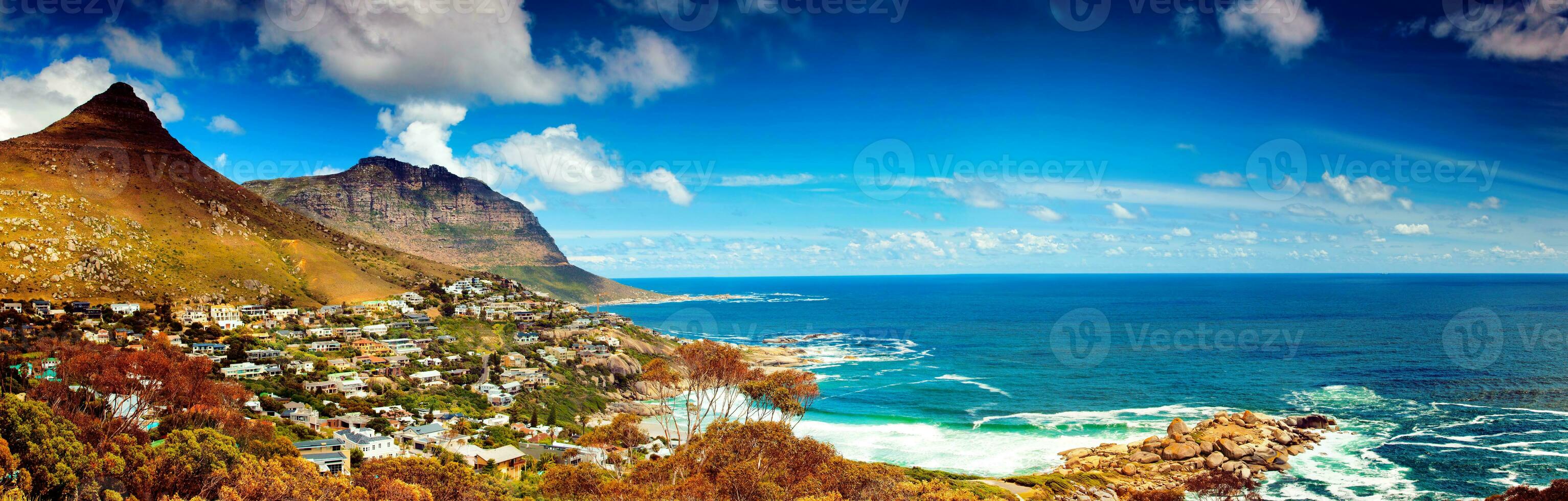 Cape Town city panoramic image photo
