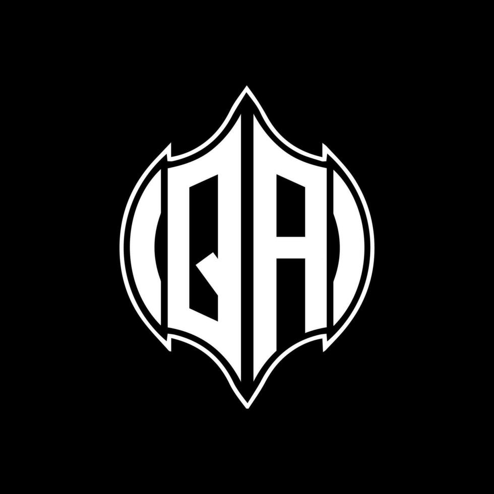 QA letter logo design. QA creative monogram initials letter logo concept. QA Unique modern flat abstract vector letter logo design.