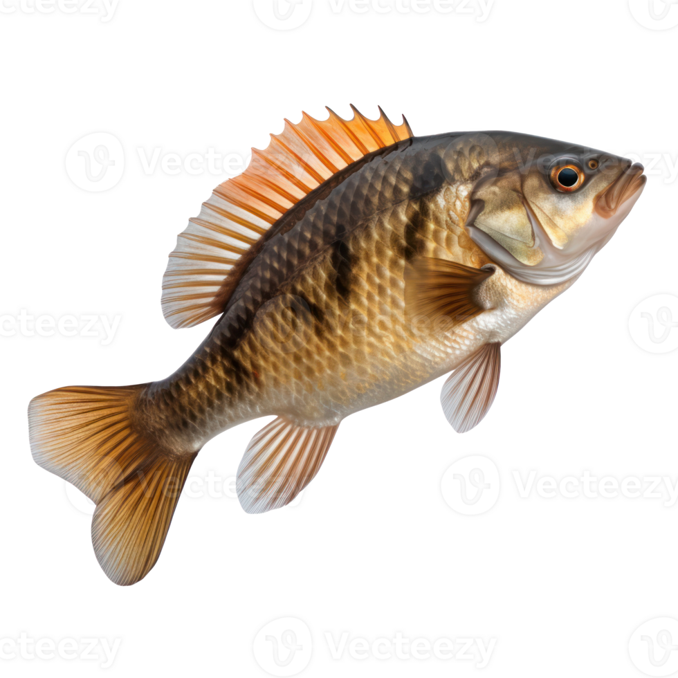 Vivid fish isolated png