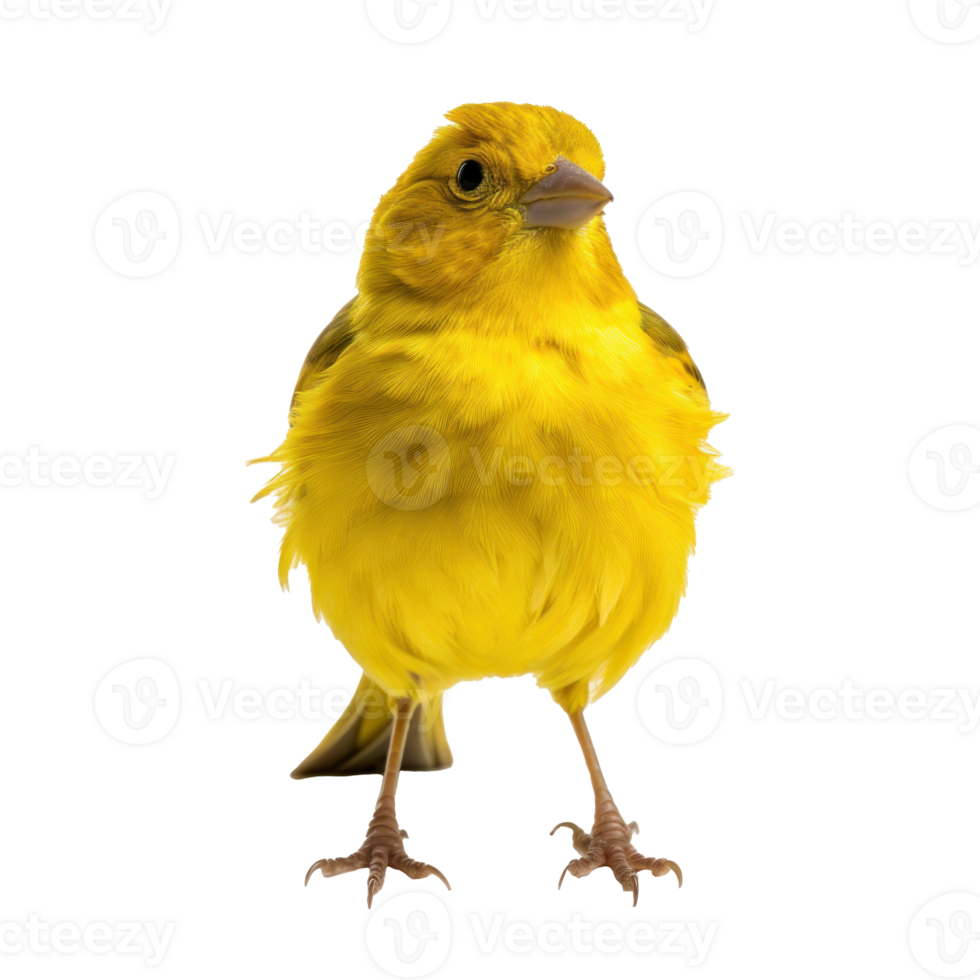 Gelb Kanarienvogel Vogel isoliert png