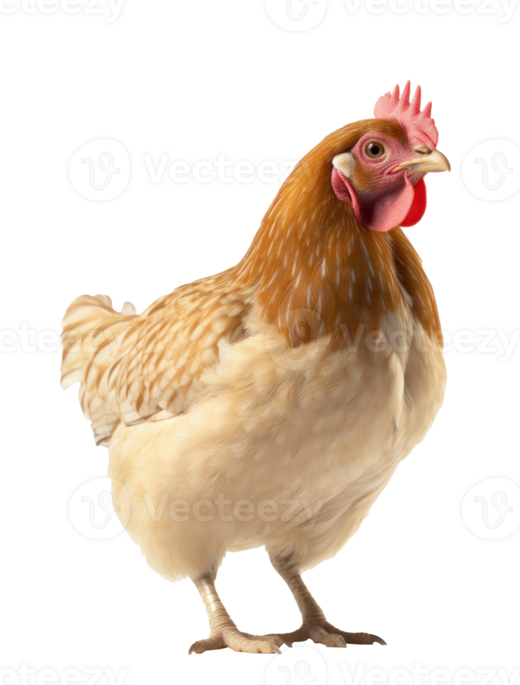 Big chicken bird isolated png