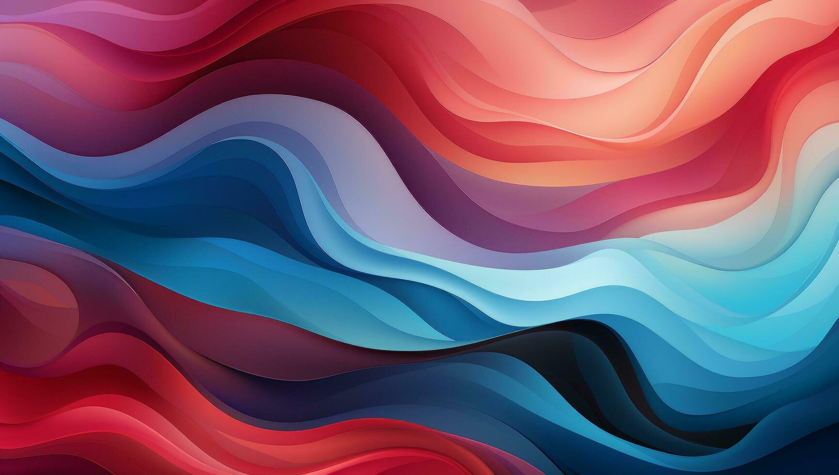 Abstract blue elegant wallpaper for desktop, Generative AI photo