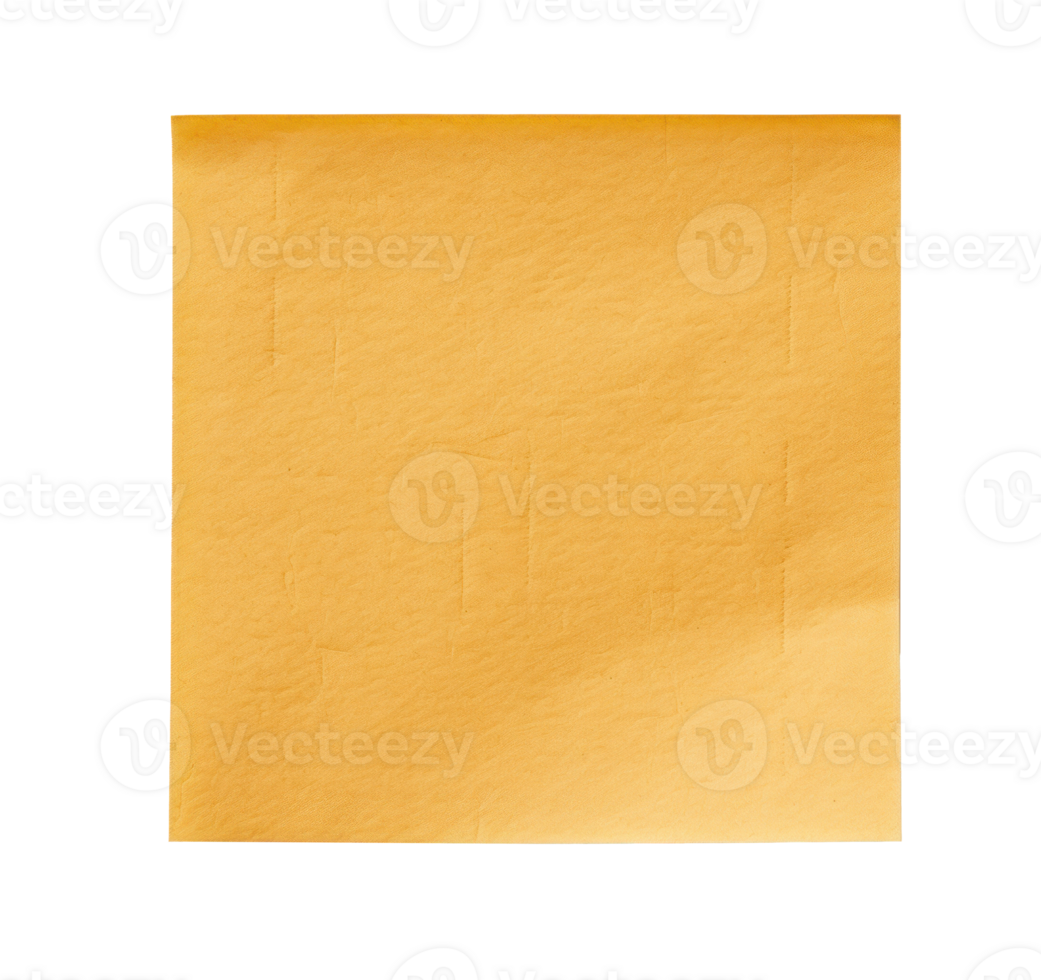 Yellow paper leaf isolated 27851263 PNG