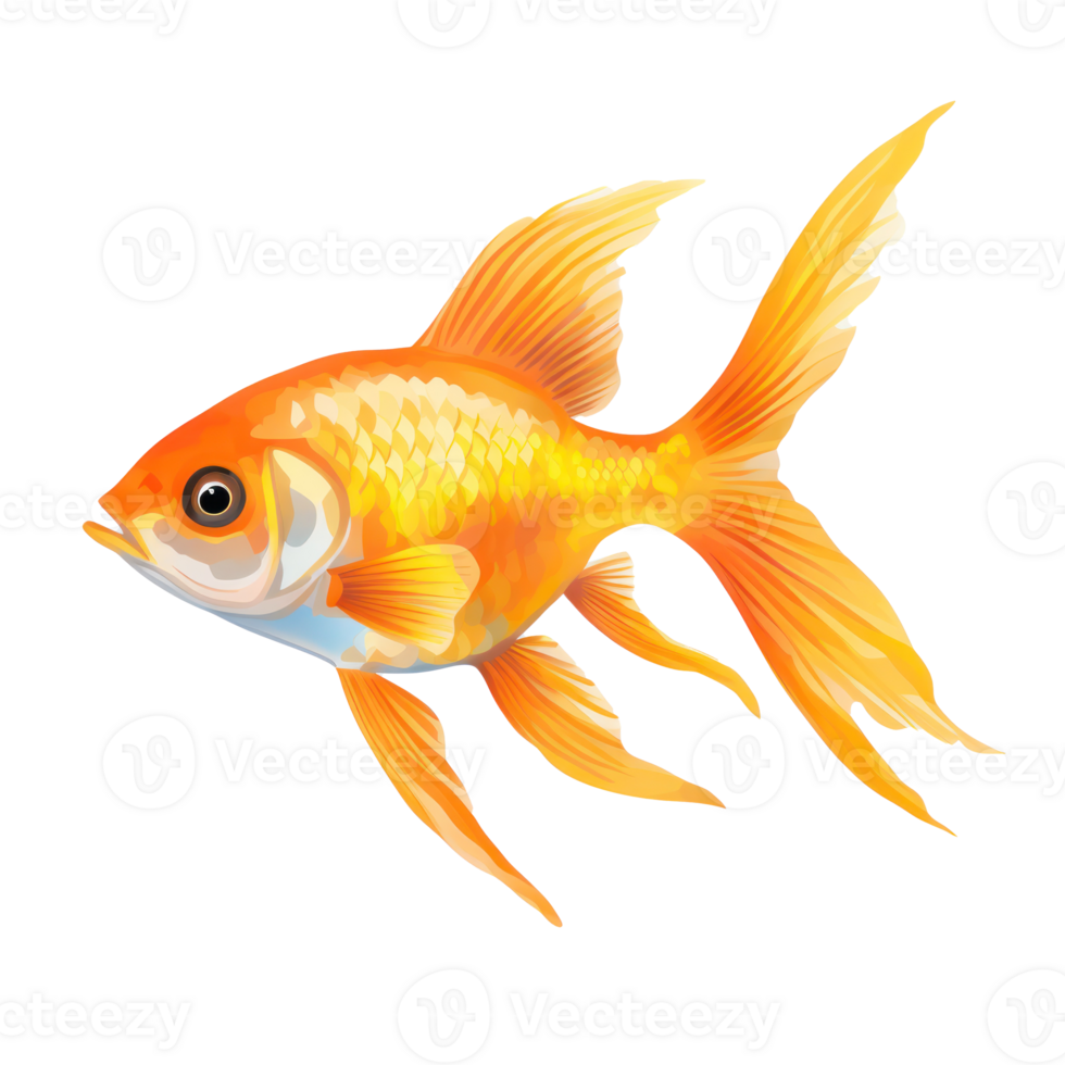 Vivid fish isolated png