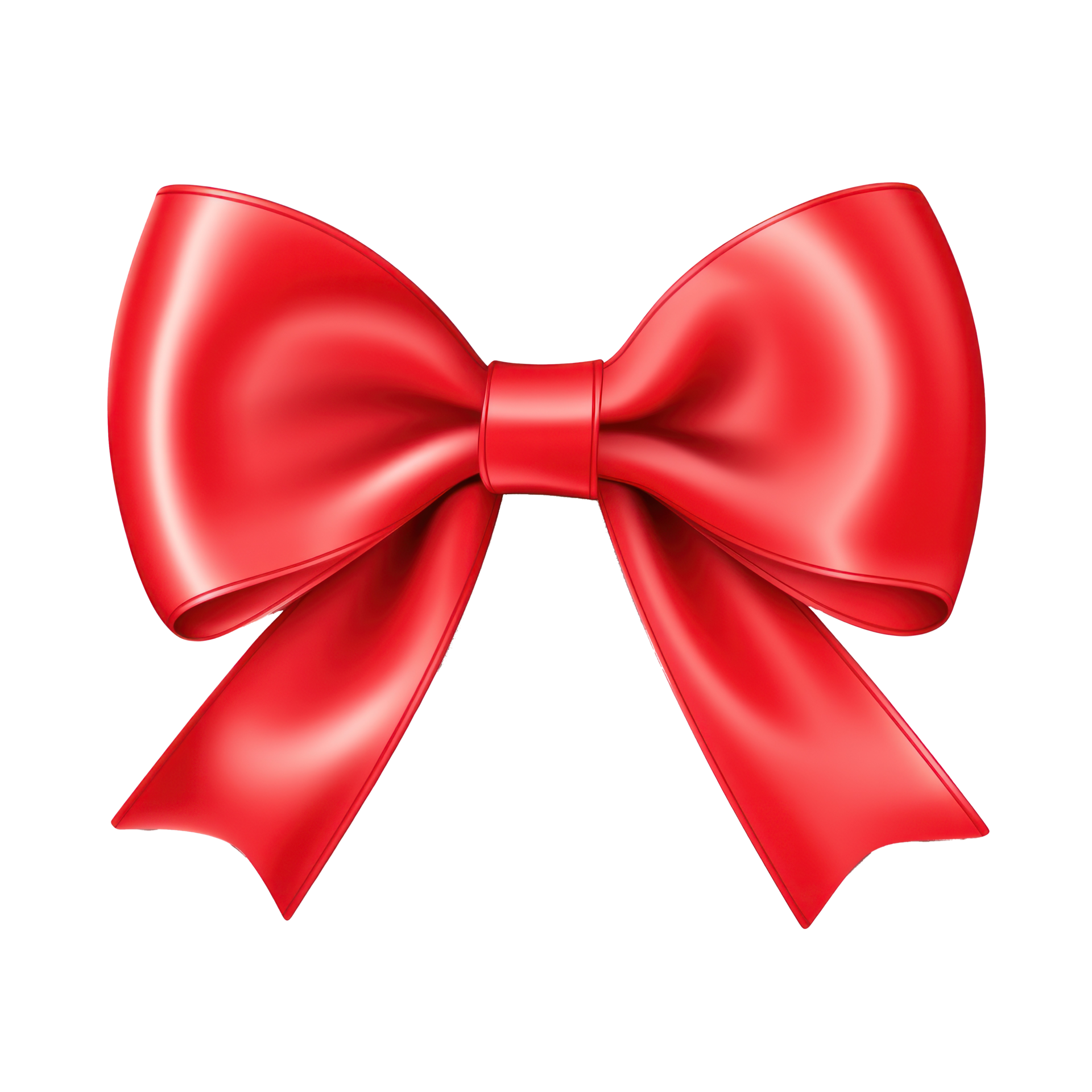 Red silk bow isolated 27851371 PNG