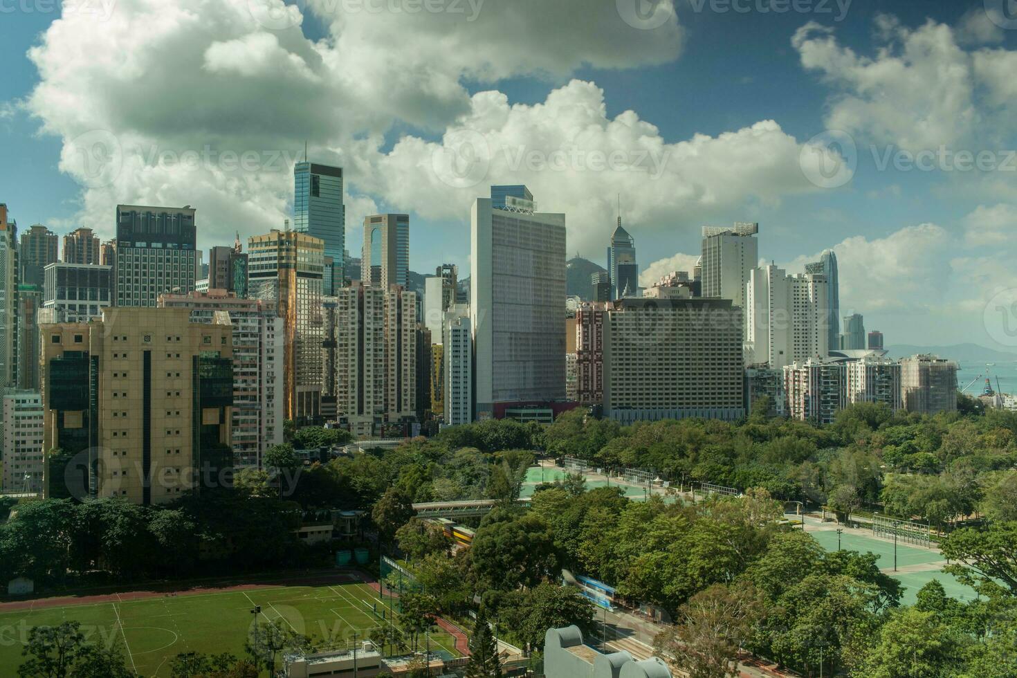 Hong Kong cityscape in daytime photo