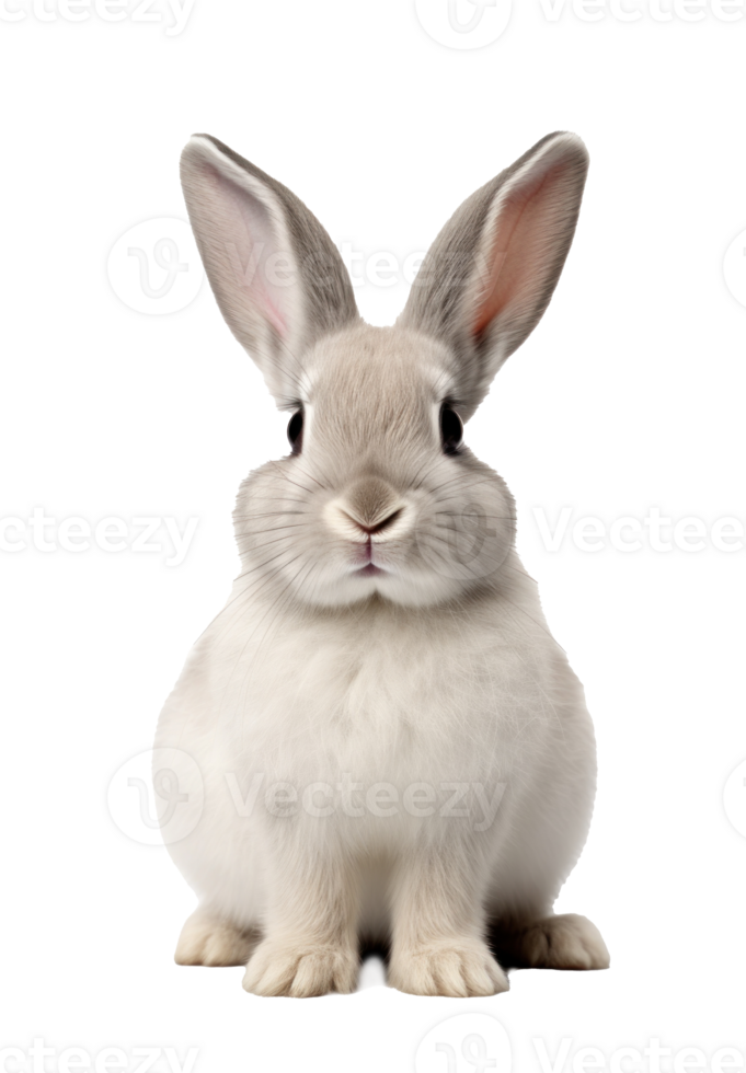 Cute rabbit isolated png