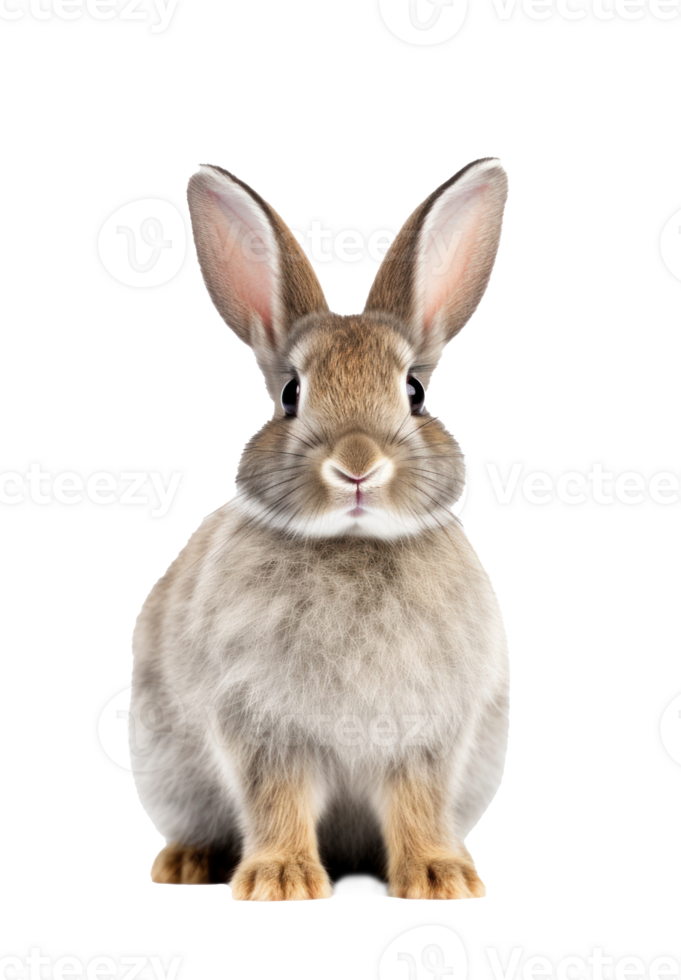 Cute rabbit isolated png
