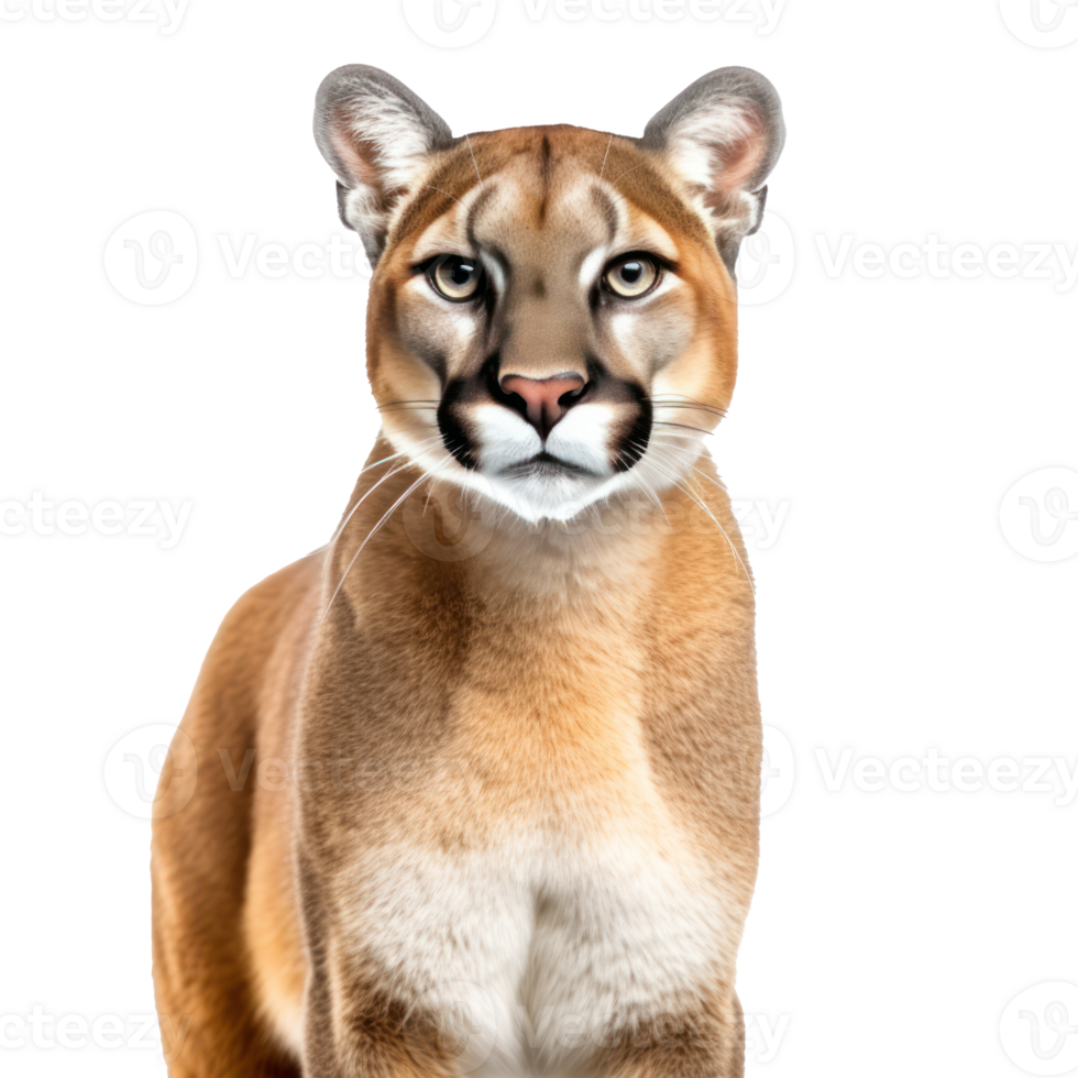 Beautiful puma isolated png