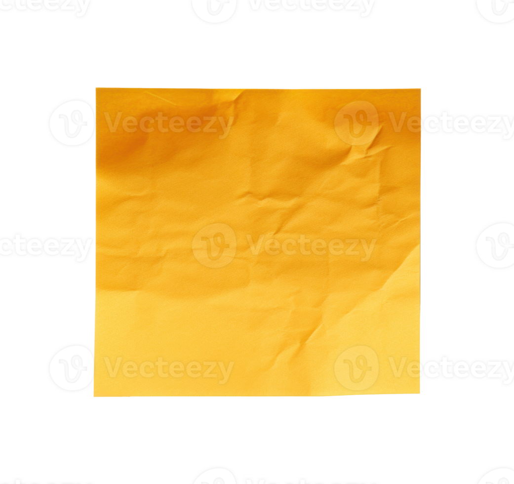 Yellow paper leaf isolated 27851982 PNG