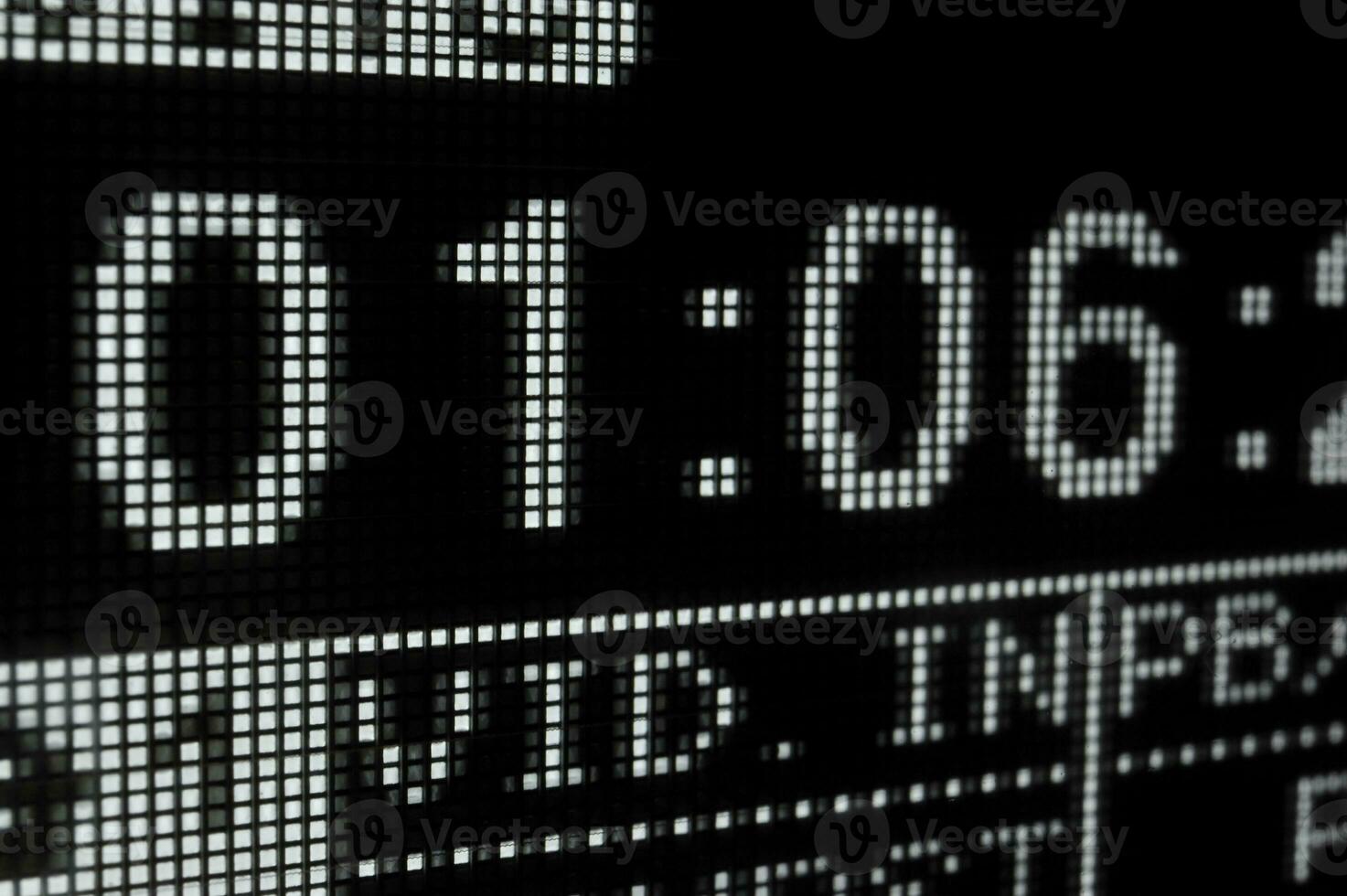 Macro shot-display of the broadcast video recorder photo