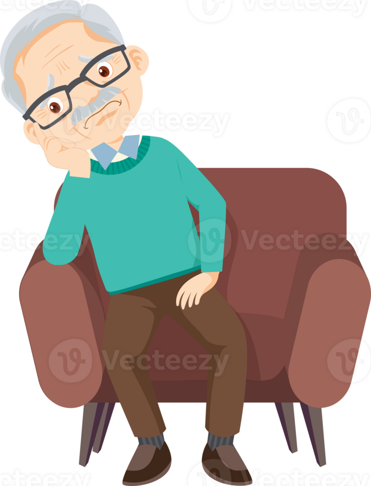 Grandparents,elderly people,grandfather and grandmother, characters in various activities png